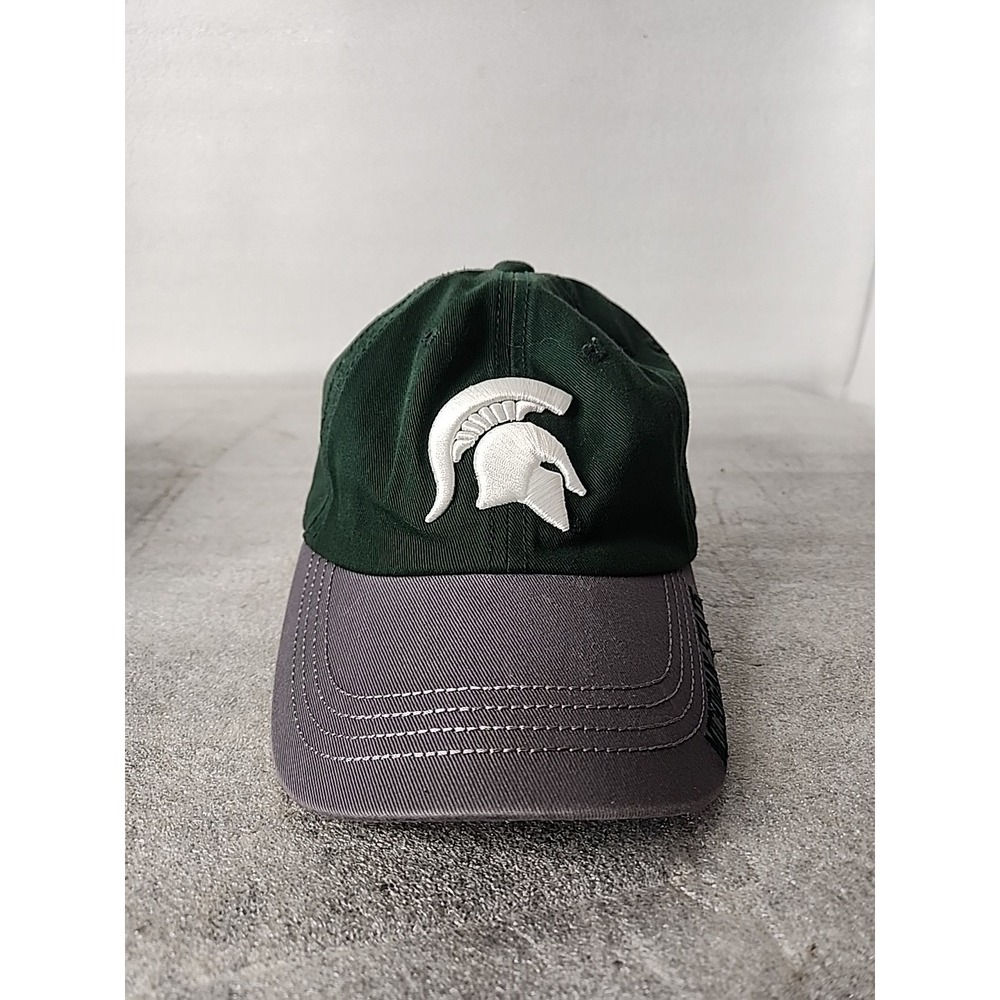 Top of the World Michigan State Spartans Youth Hat‎ Green Gray Adjustable Cap